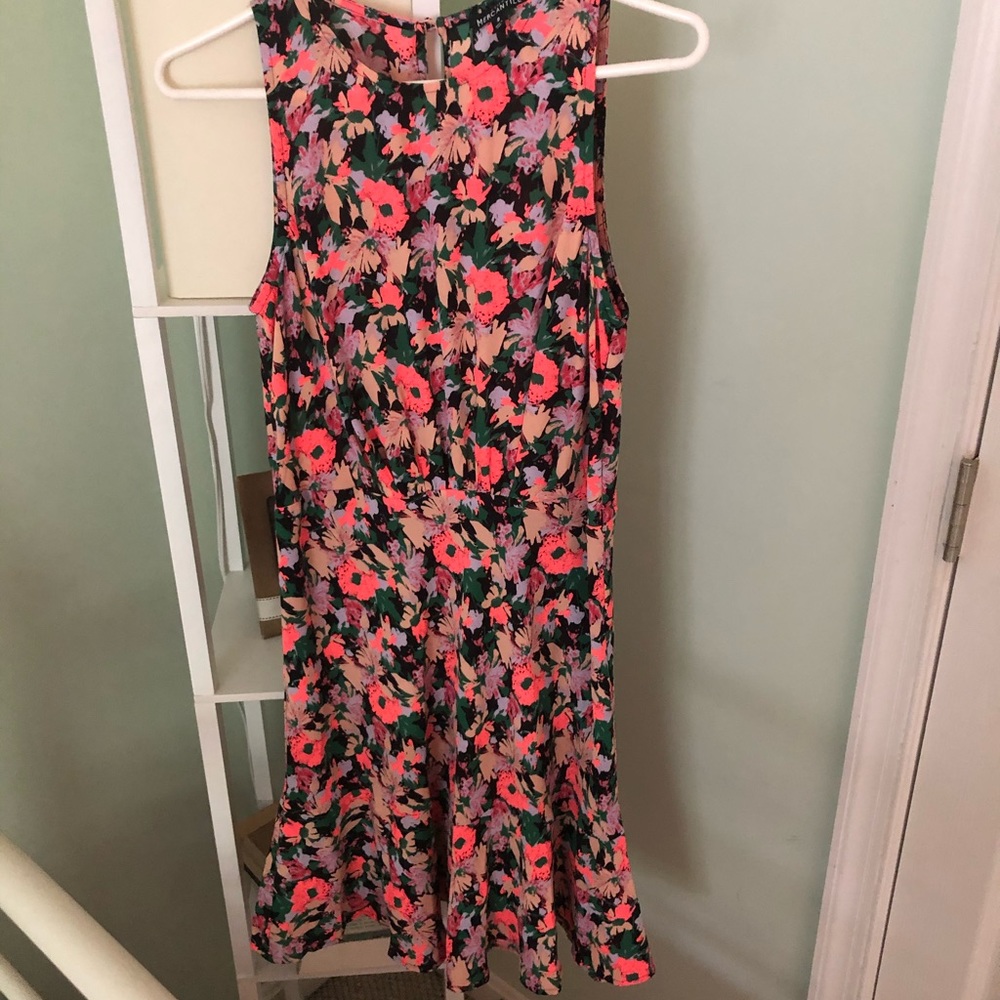 J Crew floral multi color dress size 8